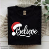 Christmas Santa Hat Believe Clipart Bundle