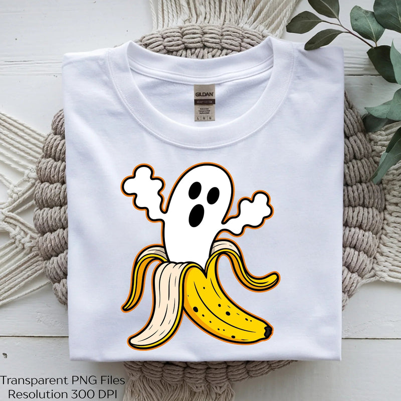Kawaii Halloween Ghost Banana Spooky SVG Bundle - CraftNest - Digital Crafting and Art