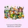 St Patrick's Day Cow Drink Clipart Bundle