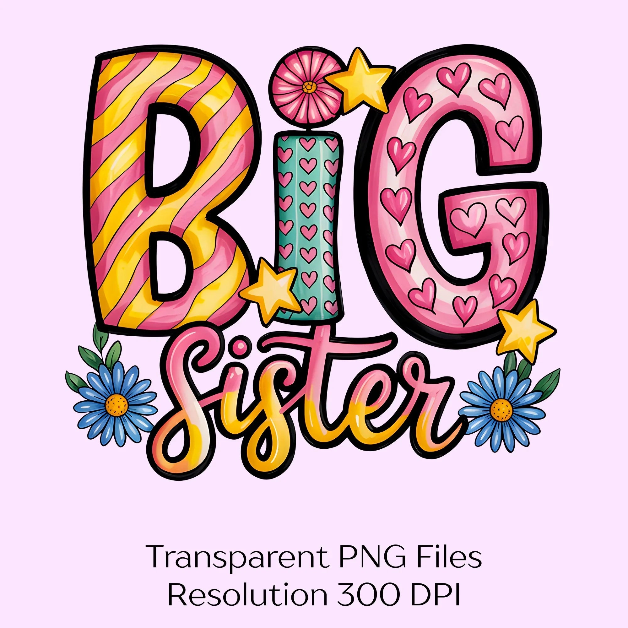 Big Sister Clipart Bundle - CraftNest - Digital Crafting and Art