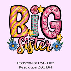 Big Sister Clipart Bundle - CraftNest - Digital Crafting and Art