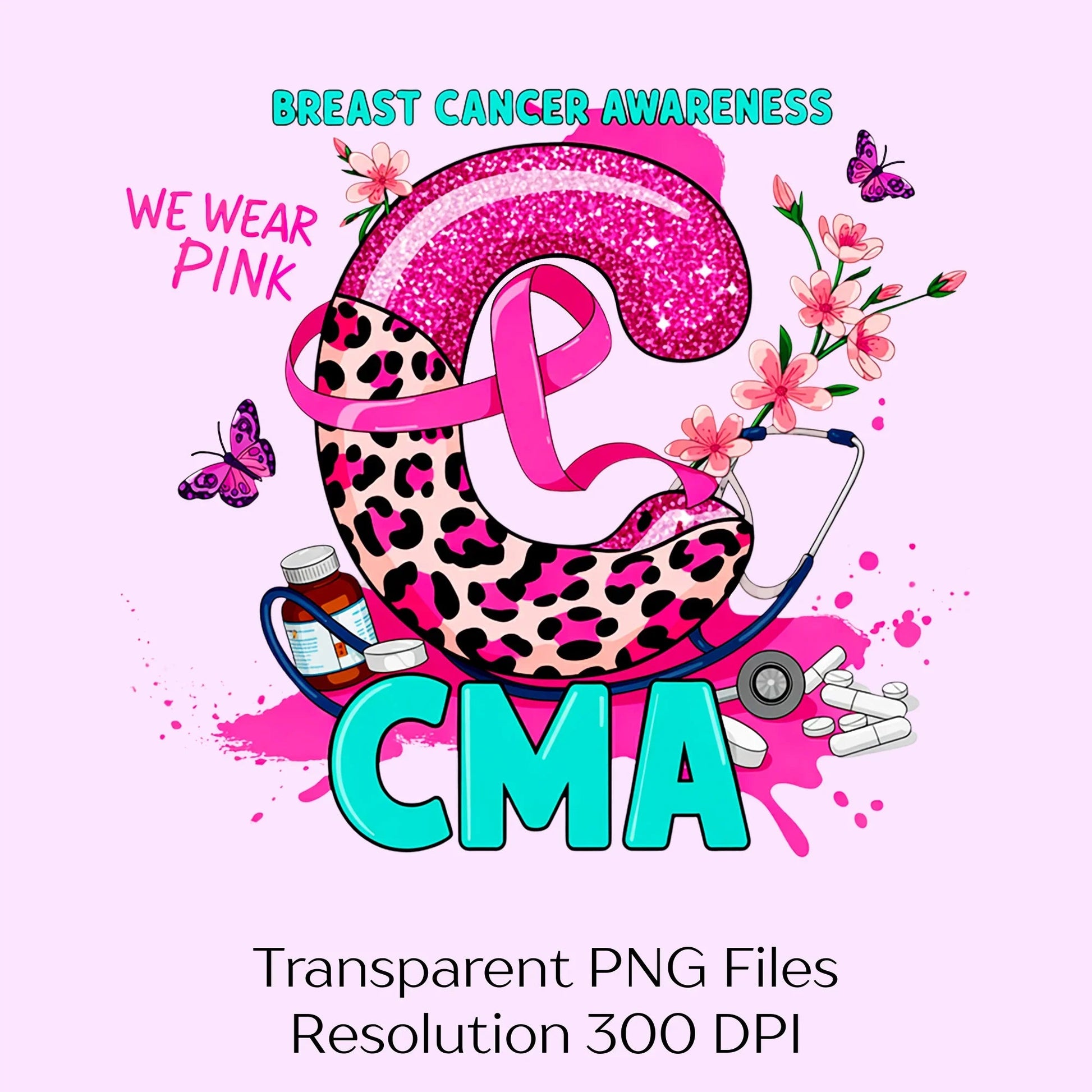 Breast Cancer Awareness Clipart Bundle - CraftNest - Digital Crafting and Art
