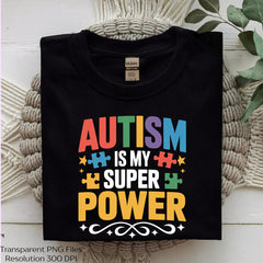 Autism Is My Superpower Clipart Bundle - CraftNest - Digital Crafting and Art
