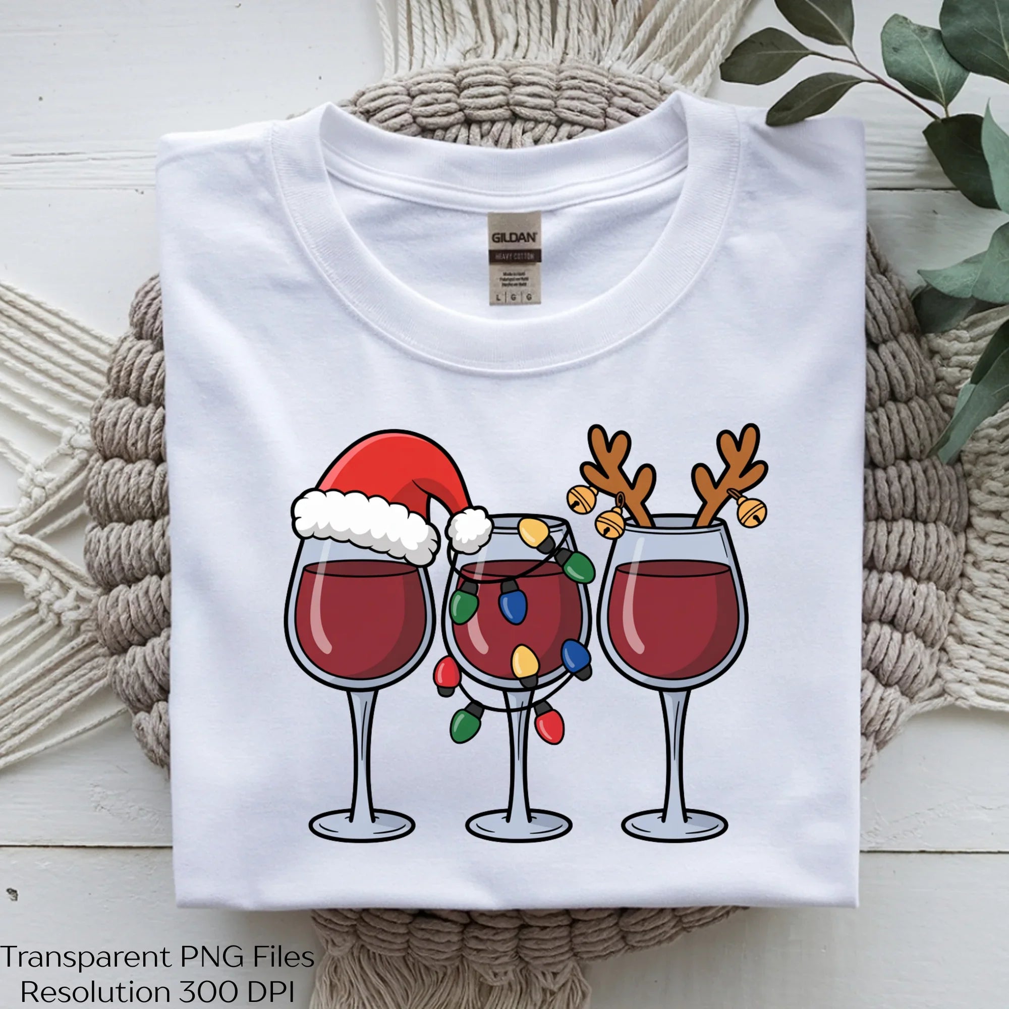 Christmas Wine Glass Holiday Drink Clipart Bundle - CraftNest - Digital Crafting and Art