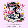 Holstein Cow Valentine Day Clipart Bundle