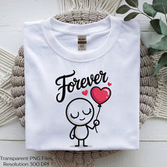 Forever Together Valentine Couple SVG Bundle - CraftNest - Digital Crafting and Art