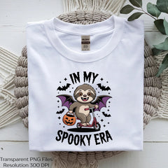 In My Spooky Era Halloween Sloth SVG Bundle - CraftNest - Digital Crafting and Art