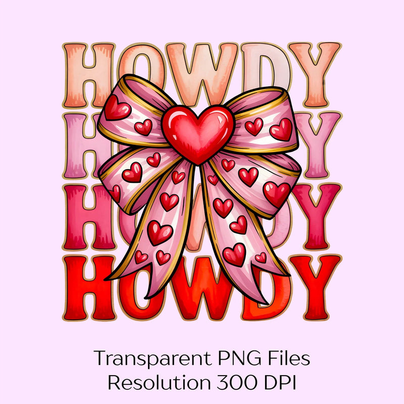 Howdy Valentine Clipart Bundle for Valentine's Day - CraftNest - Digital Crafting and Art