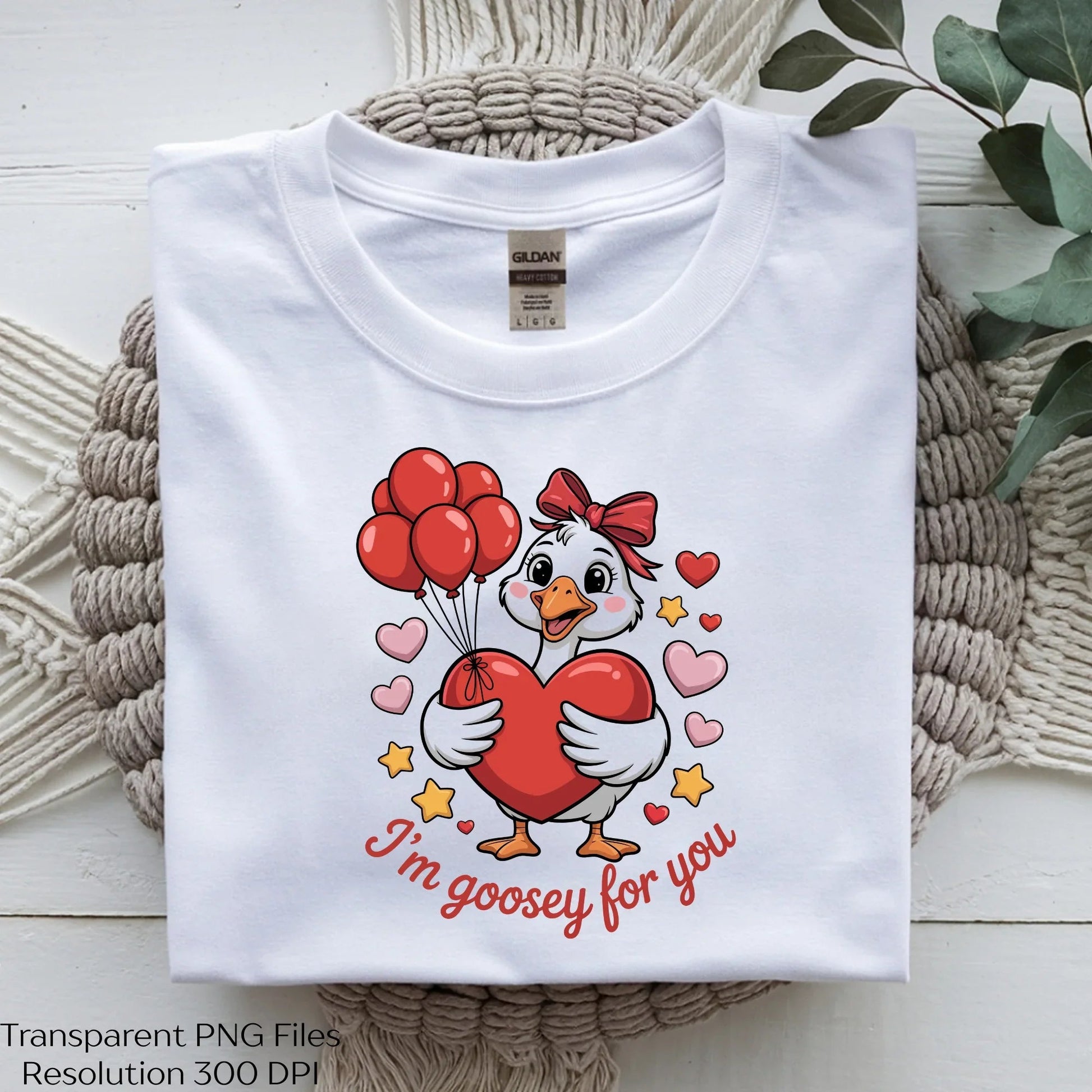 Lovely Cute Goose Duck Valentine Day Clipart Bundle - CraftNest - Digital Crafting and Art