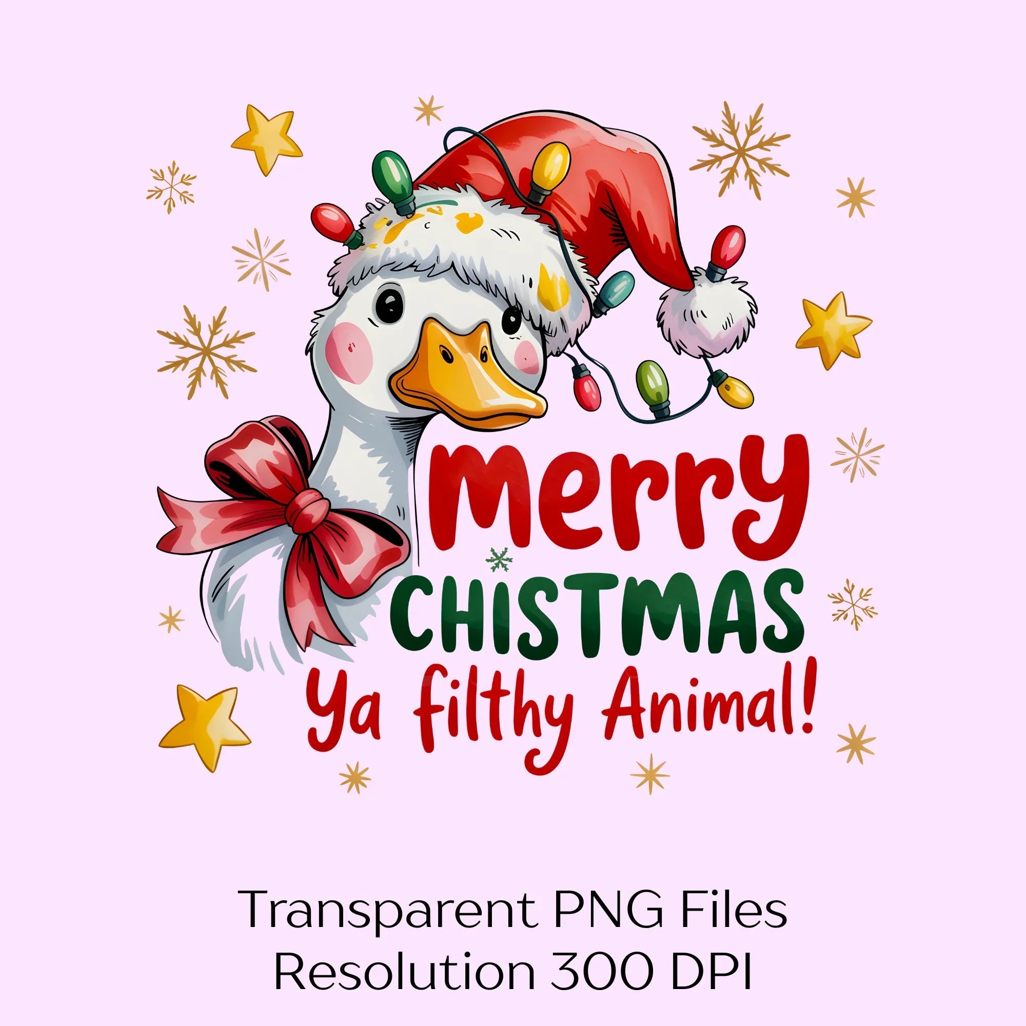 Merry Christmas Ya Filthy Animal Clipart Bundle - CraftNest - Digital Crafting and Art