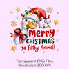 Merry Christmas Ya Filthy Animal Clipart Bundle