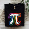 Retro Pi Symbol Vintage Rainbow Clipart Bundle