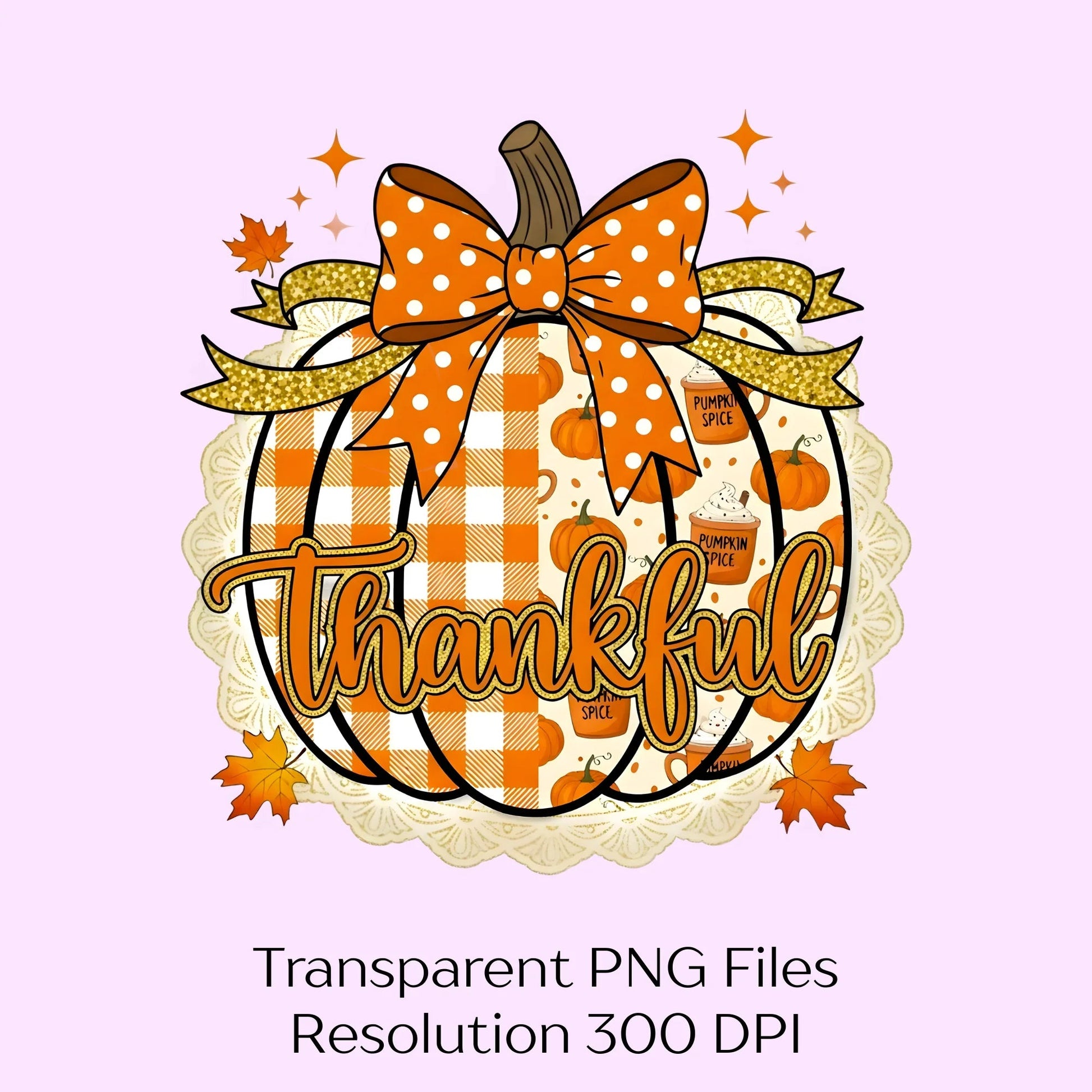 Coquette Thankful Fall Season Clipart Bundle - CraftNest - Digital Crafting and Art