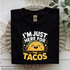 Just Here For The Tacos Shirt Clipart Bundle