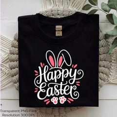 Happy Easter Bunny Cute Clipart Bundle - CraftNest - Digital Crafting and Art