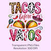 Tacos Before Vatos Valentine Clipart Bundle