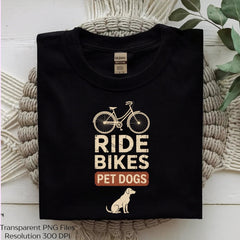 Ride Bikes Pet Dogs Cycling Clipart Bundle - CraftNest - Digital Crafting and Art