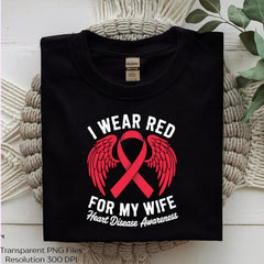 Wear Red for My Wife Awareness Clipart Bundle - CraftNest - Digital Crafting and Art