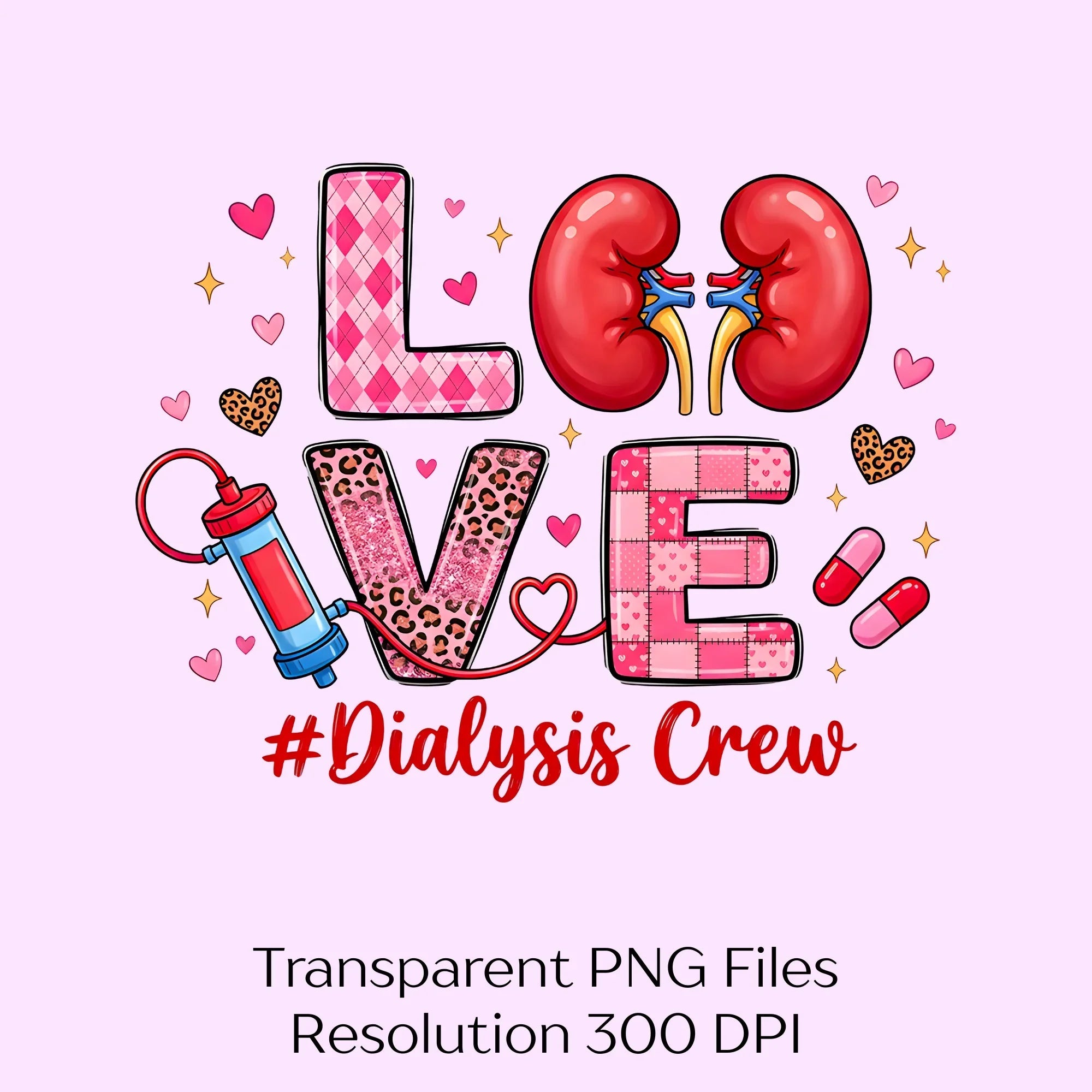 Dialysis Tech Valentine Clipart Bundle - CraftNest - Digital Crafting and Art