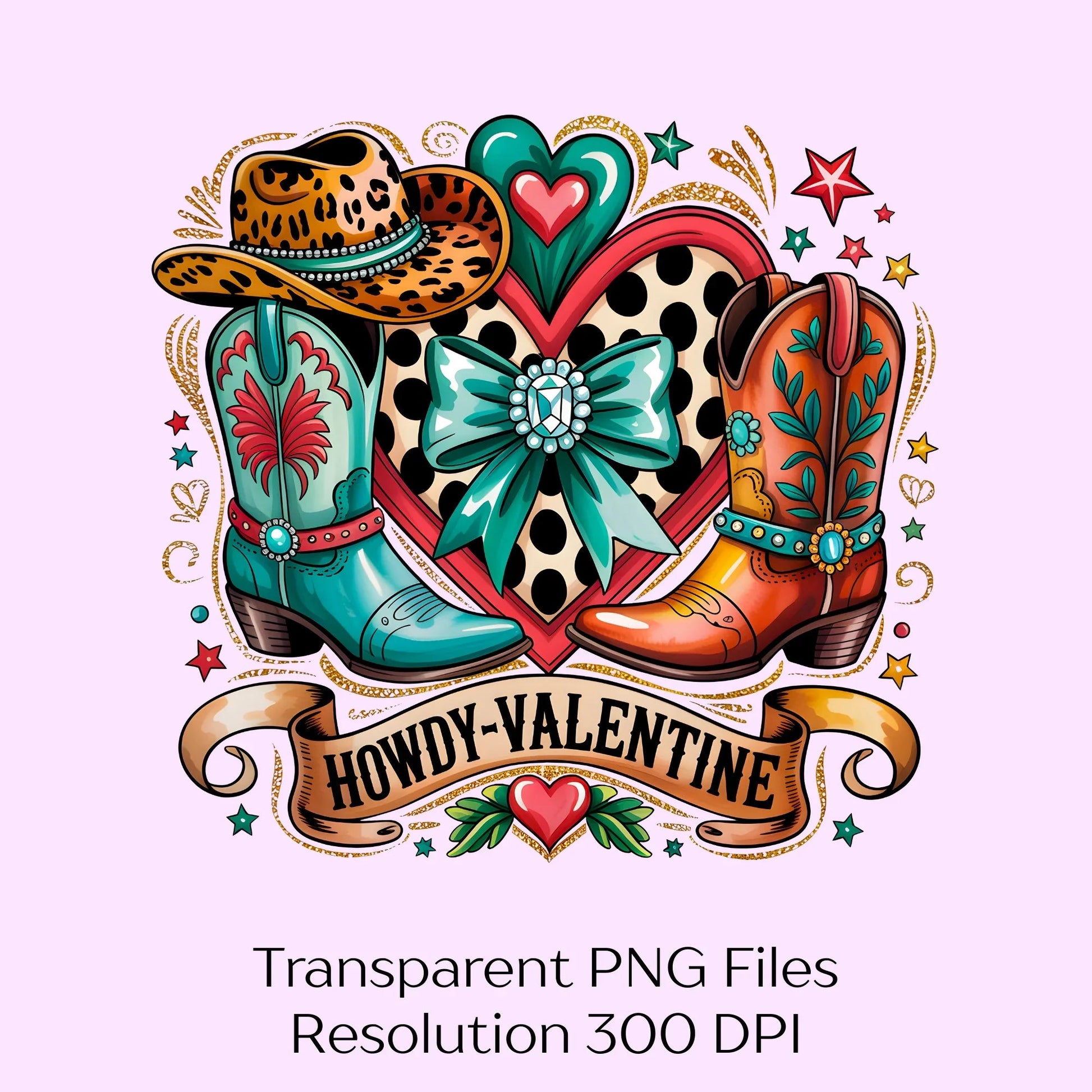 Howdy Valentine Clipart Bundle for Valentine's Day - CraftNest - Digital Crafting and Art