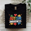 Autism Awareness Colorful Puzzle Clipart Bundle