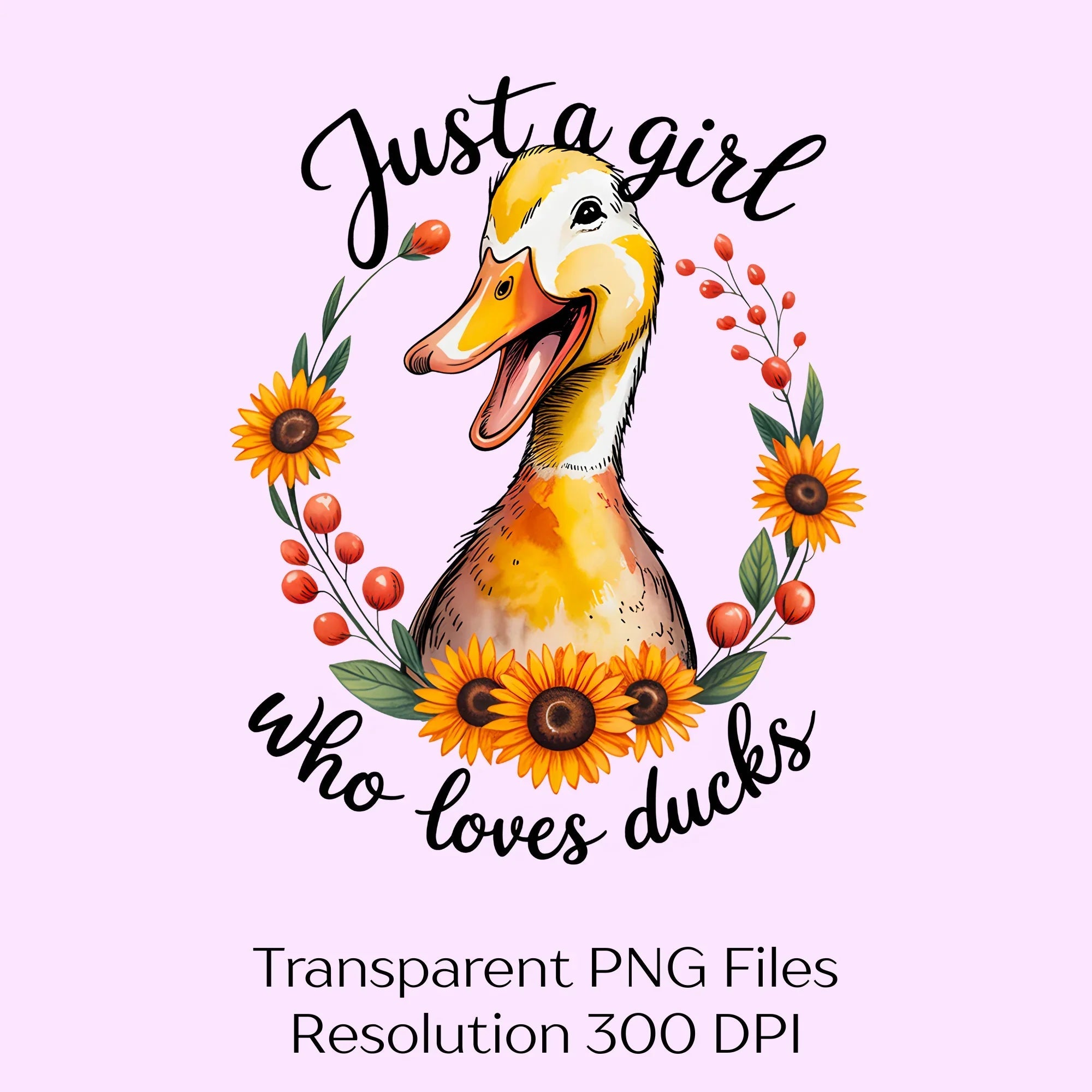 Just a Girl Who Loves Ducks Clipart Bundle - CraftNest - Digital Crafting and Art