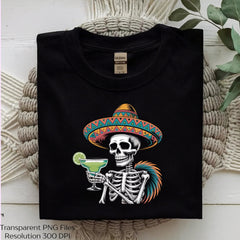 Day of the Dead Margarita Shirt Clipart Bundle - CraftNest - Digital Crafting and Art