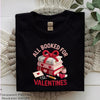 Faux Yarn Crochet Valentine Day Clipart Bundle