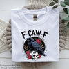Caw Gothic Raven Shirt Clipart Bundle