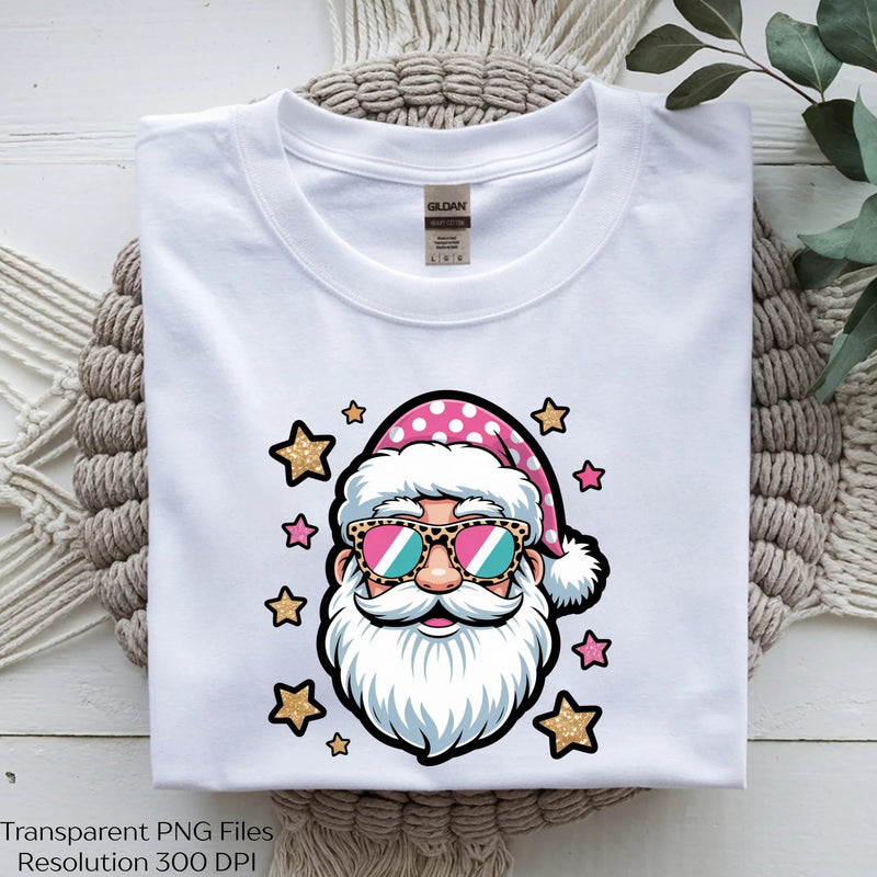Preppy Santa Retro Christmas Clipart Bundle - CraftNest - Digital Crafting and Art