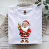 Santa Claus Holding Beer Clipart Bundle