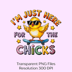 Just Here For The Chicks Clipart Bundle - CraftNest - Digital Crafting and Art