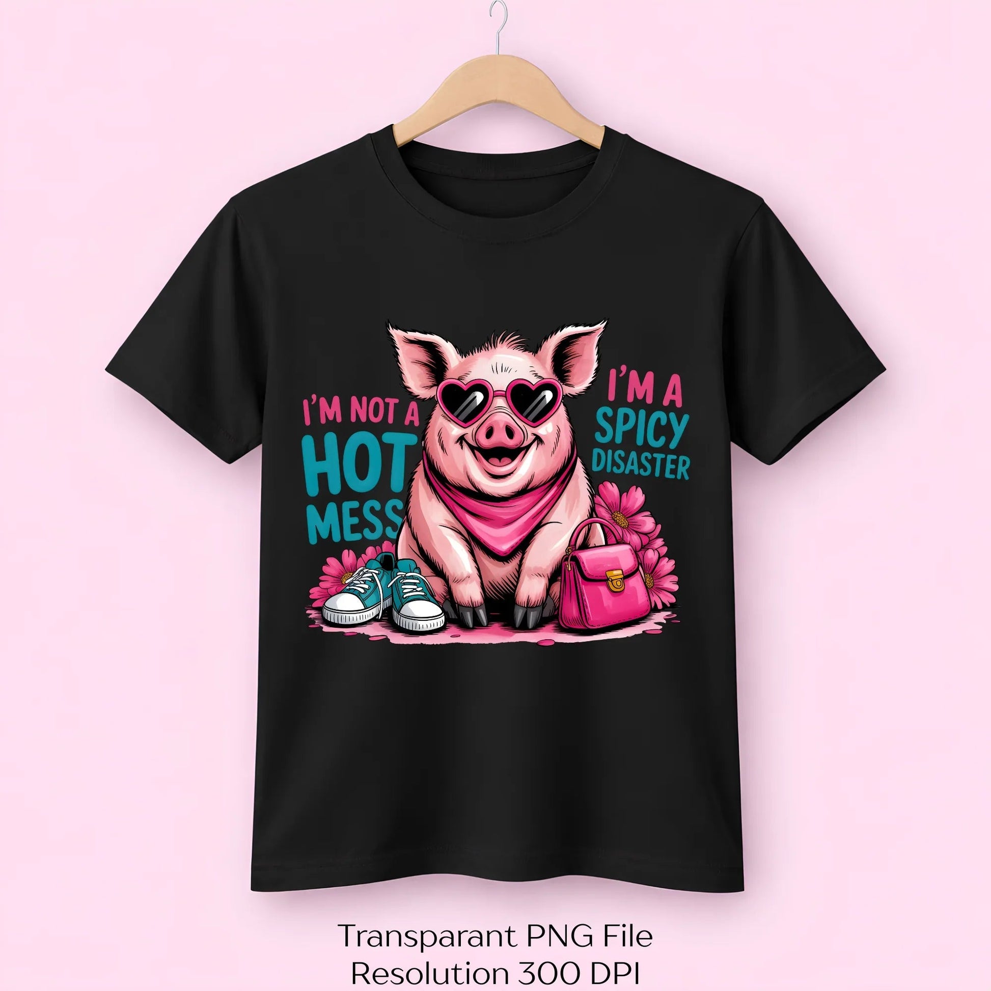 Valentine's Day Shirt Clipart Bundle: I'm Not a Hot Mess Disaster - CraftNest - Digital Crafting and Art