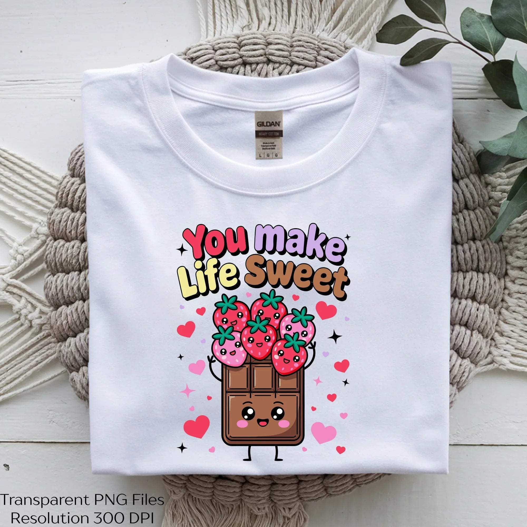 Kawaii Chocolate and Strawberry Pun SVG Bundle - CraftNest - Digital Crafting and Art