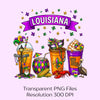Louisiana Coffee Clipart Bundle