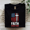 Faith Over Fear USA Flag Shirt SVG Bundle