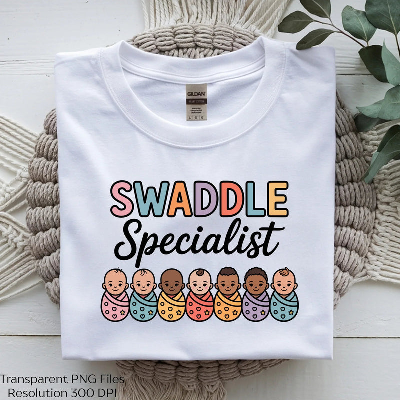Swaddle Specialist NICU Mother Baby SVG Bundle - CraftNest - Digital Crafting and Art
