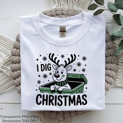 Funny Reindeer Construction Christmas Clipart Bundle - CraftNest - Digital Crafting and Art