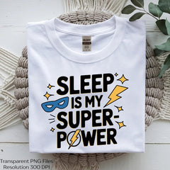 Sleep Is My Super Power Funny SVG Bundle - CraftNest - Digital Crafting and Art