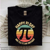 Happy Pi Day Birthday Retro Tee Clipart Bundle