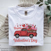 Valentine's Day Red Truck Clipart Bundle
