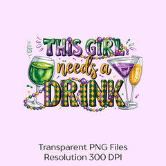 This Girl Needs a Drink Clipart Bundle - CraftNest - Digital Crafting and Art