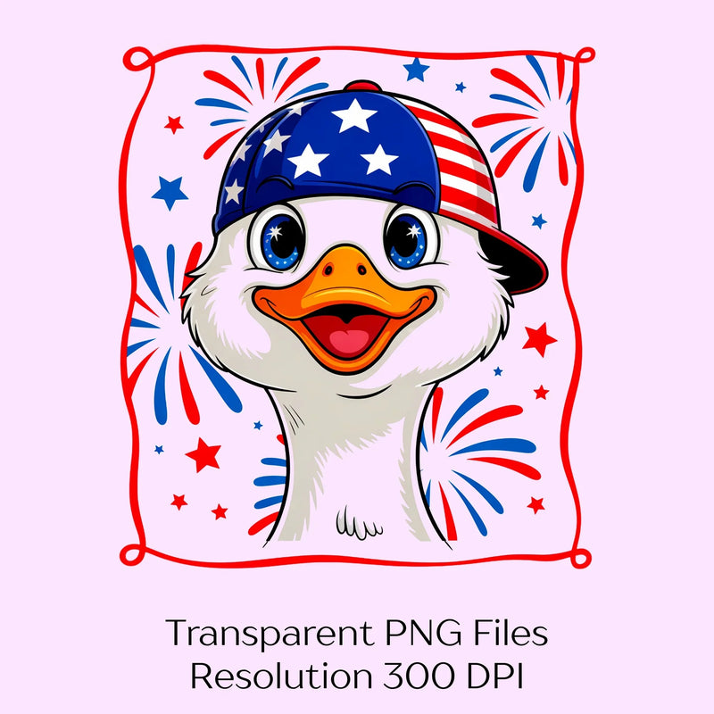 4th of July Mama Goose Clipart Bundle - CraftNest - Digital Crafting and Art