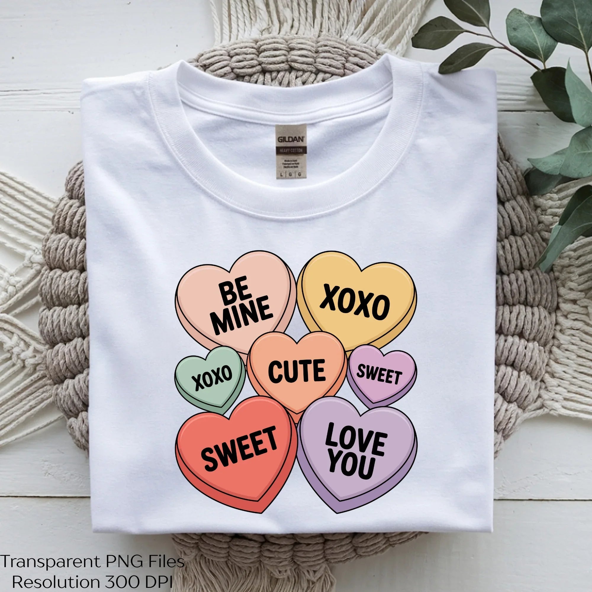 Cute Conversation Hearts Valentine's Day SVG Bundle - CraftNest - Digital Crafting and Art