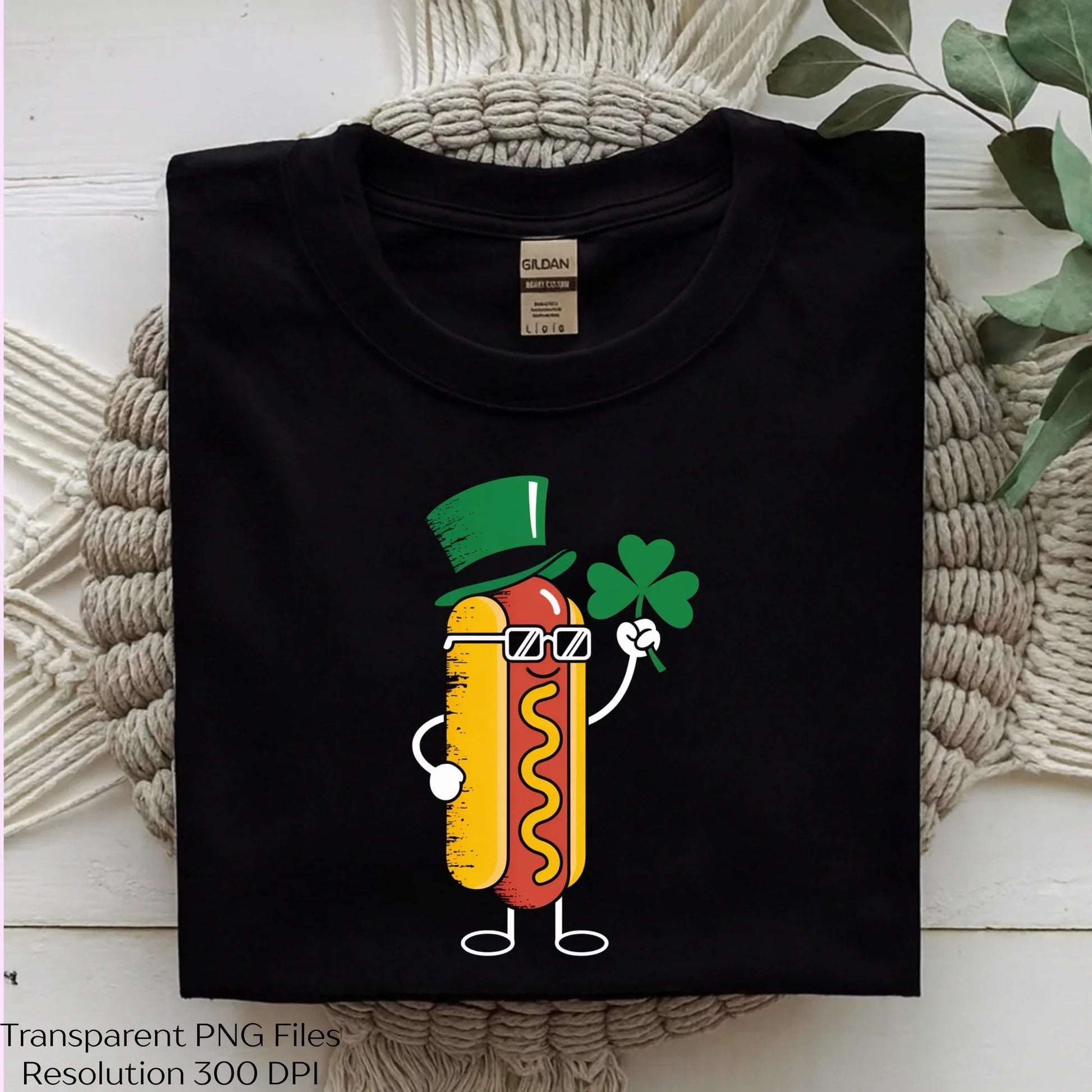 Funny St. Patrick's Day Hot Dog Clipart Bundle - CraftNest - Digital Crafting and Art