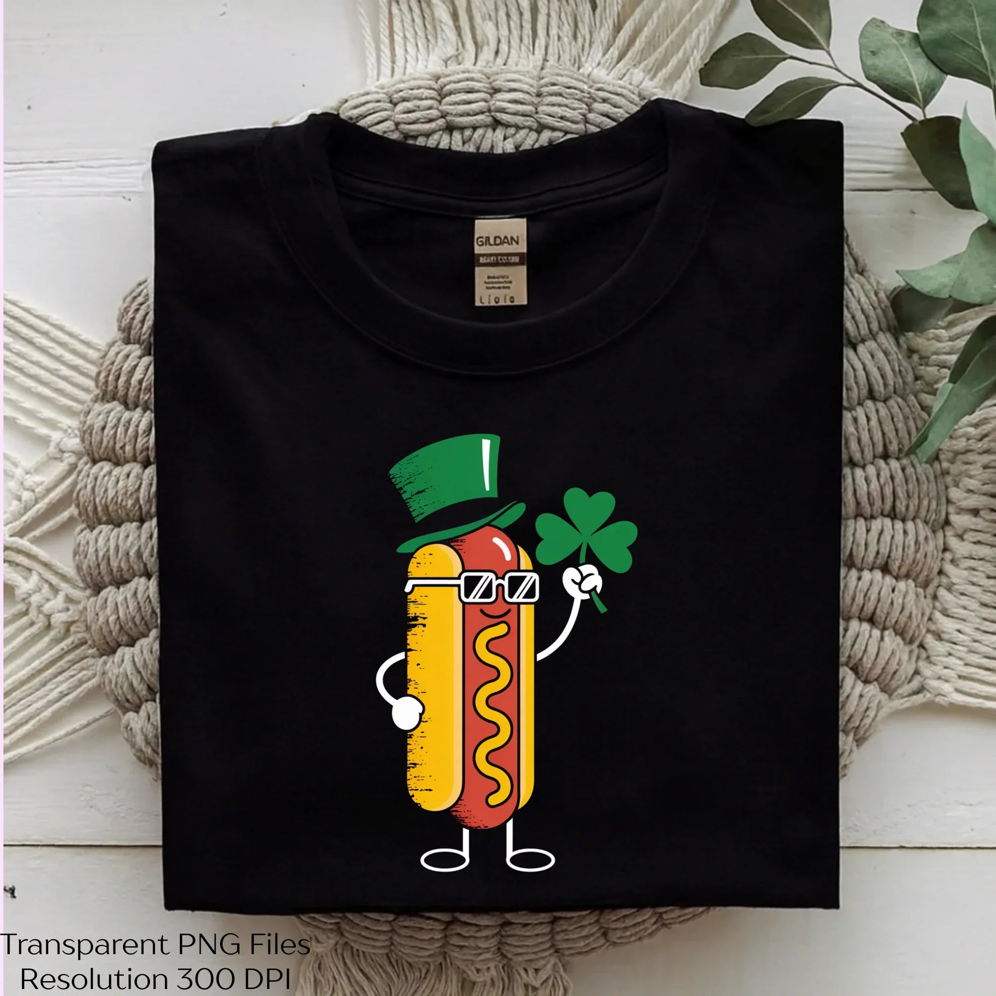 Funny St. Patrick's Day Hot Dog Clipart Bundle - CraftNest - Digital Crafting and Art