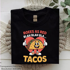 Roses Are Red Tacos Funny Valentine Clipart Bundle - CraftNest - Digital Crafting and Art