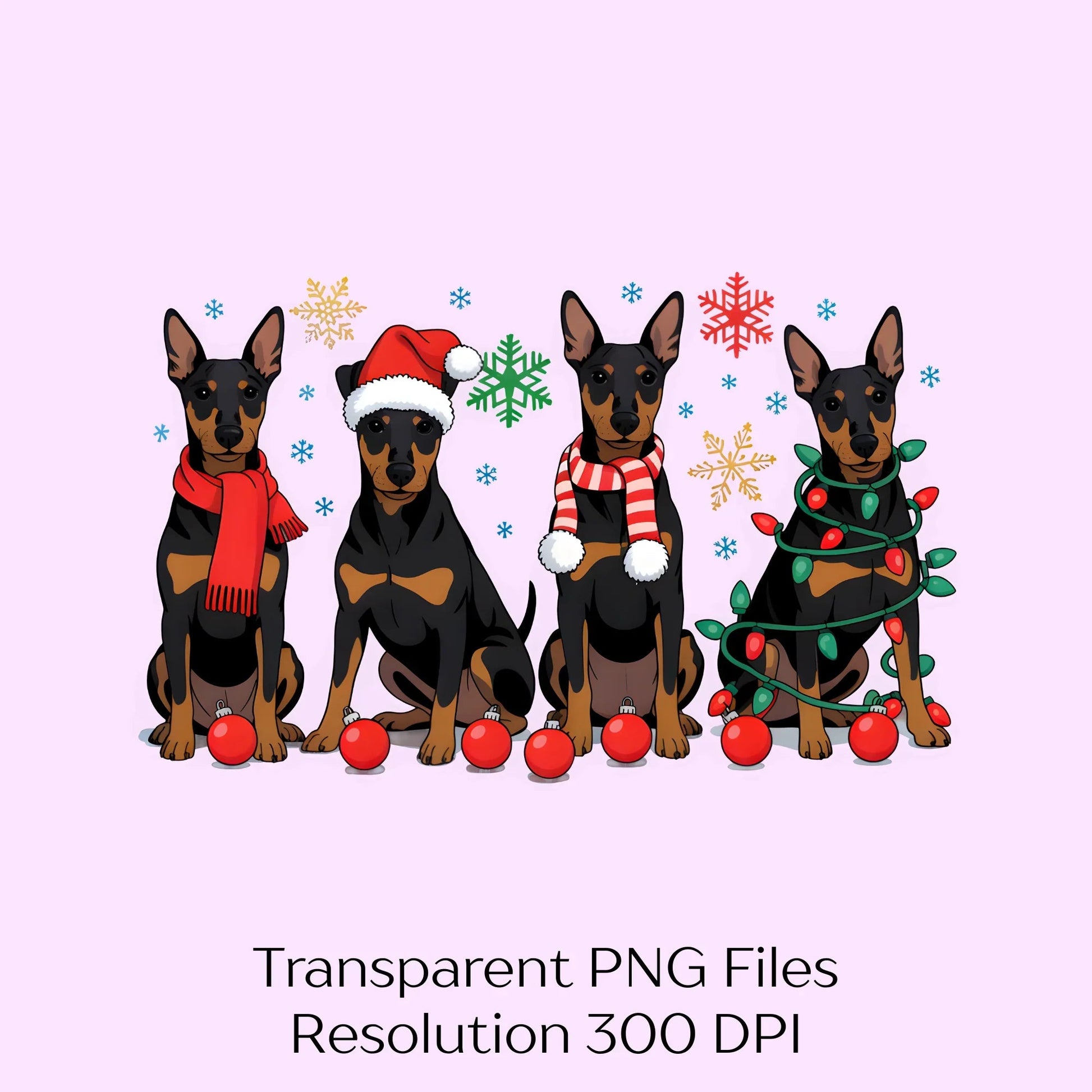 Dog Christmas Clipart Bundle - CraftNest - Digital Crafting and Art