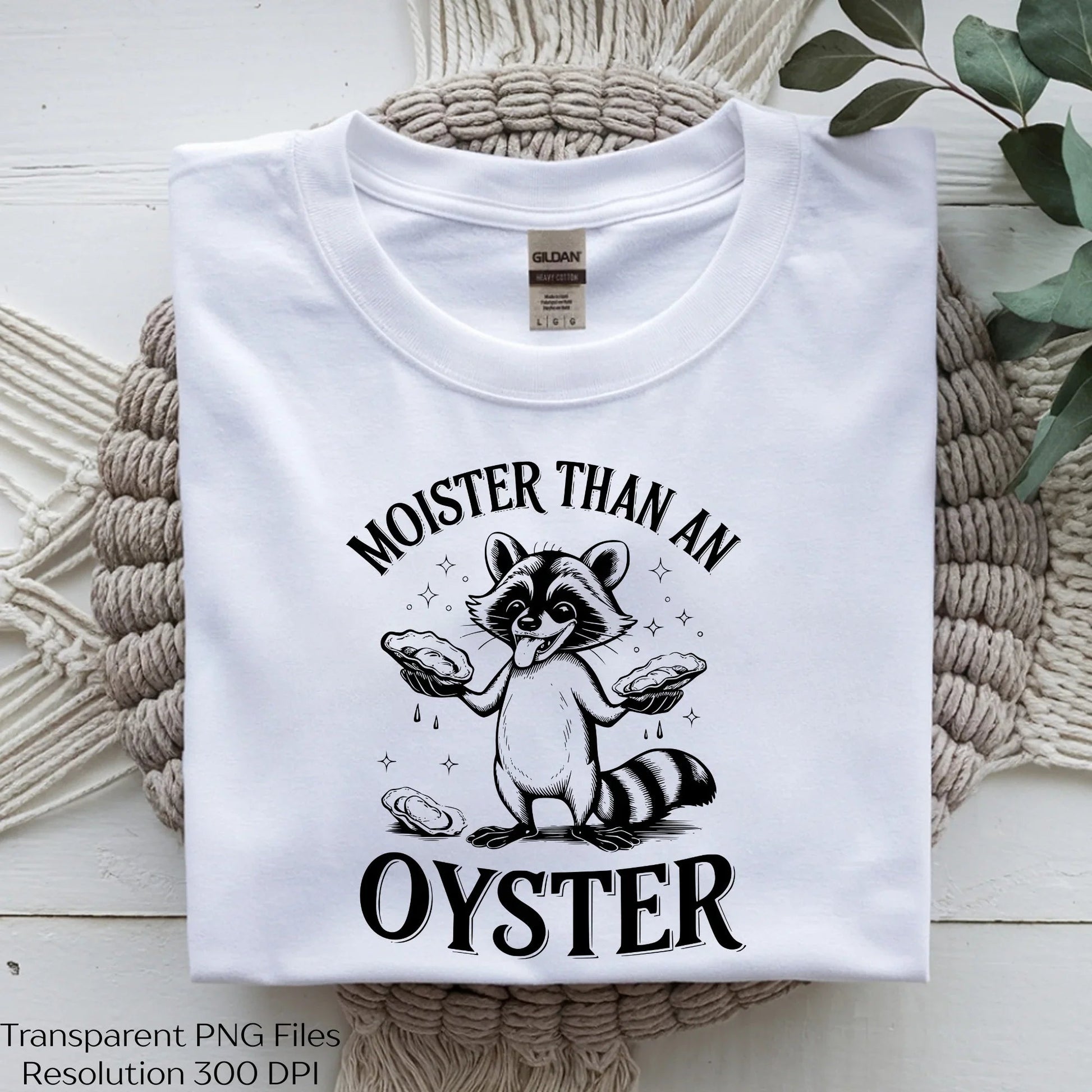Moister Than An Oyster Raccoon Shirt Clipart Bundle - CraftNest - Digital Crafting and Art