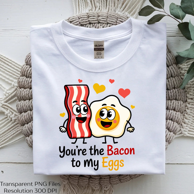 You're the Bacon to My Eggs Couple Pun SVG Bundle - CraftNest - Digital Crafting and Art